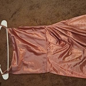 Ruched Split Leg Dress